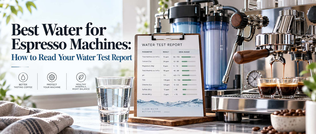Best Water for Espresso Machines: How to Read Your Water Test Report